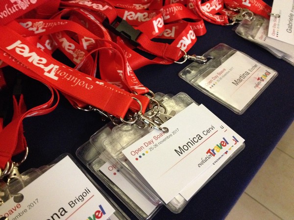Badge partecipanti Open Day Soave 2017