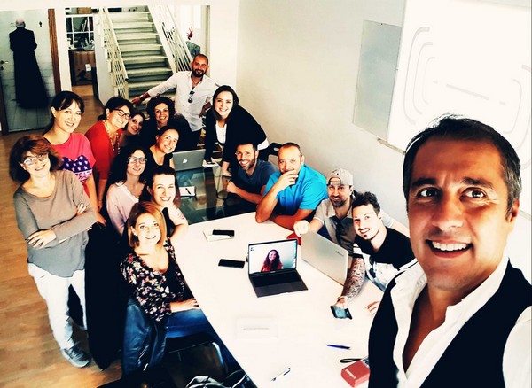 Gruppo Centro Italia al lavoro durante un incontro (ottobre 2018)