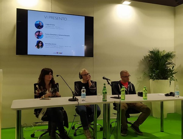 Annalisa Artini, Luigia d'Isita e Mirko Cipriano di Evolution Travel in BIT2020